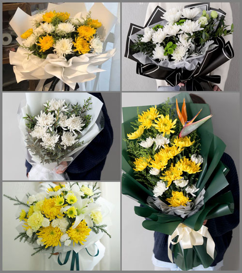 湖南岳阳湘阴县东塘镇白事花束代送